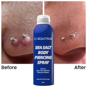 Manufacturer <strong>Piercing</strong> Aftercare Spray Skin Cleanser Tattoo Care <strong>Solution</strong> Wound Healing Mist Antibacterial <strong>Body</strong> Jewelry - Product Image 4