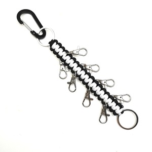 Sacacorchos de Paracord para exteriores, mosquetón multifuncional EDC para coche, herramienta de supervivencia táctica, gancho de mosquetón, hebilla para mochila - Product Image 5