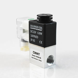2 puertos 2 posiciones 1/4 pulgadas 2/2 vías Mini válvula solenoide de control direccional de aire neumático 2V025-08 12VDC 24VDC 220VAC 110VAC - Product Image 5
