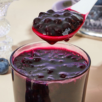 Selai Blueberry Buah Asli Double Happiness 2kg untuk Toko dan Toko Minuman Keras atau Bahan Baku Bubble Tea