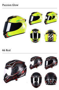 <span class=keywords><strong>Casco</strong></span> De carreras para Motocicleta, único DOT ECE, aprobado, lente única, resistente al agua - Product Image 4