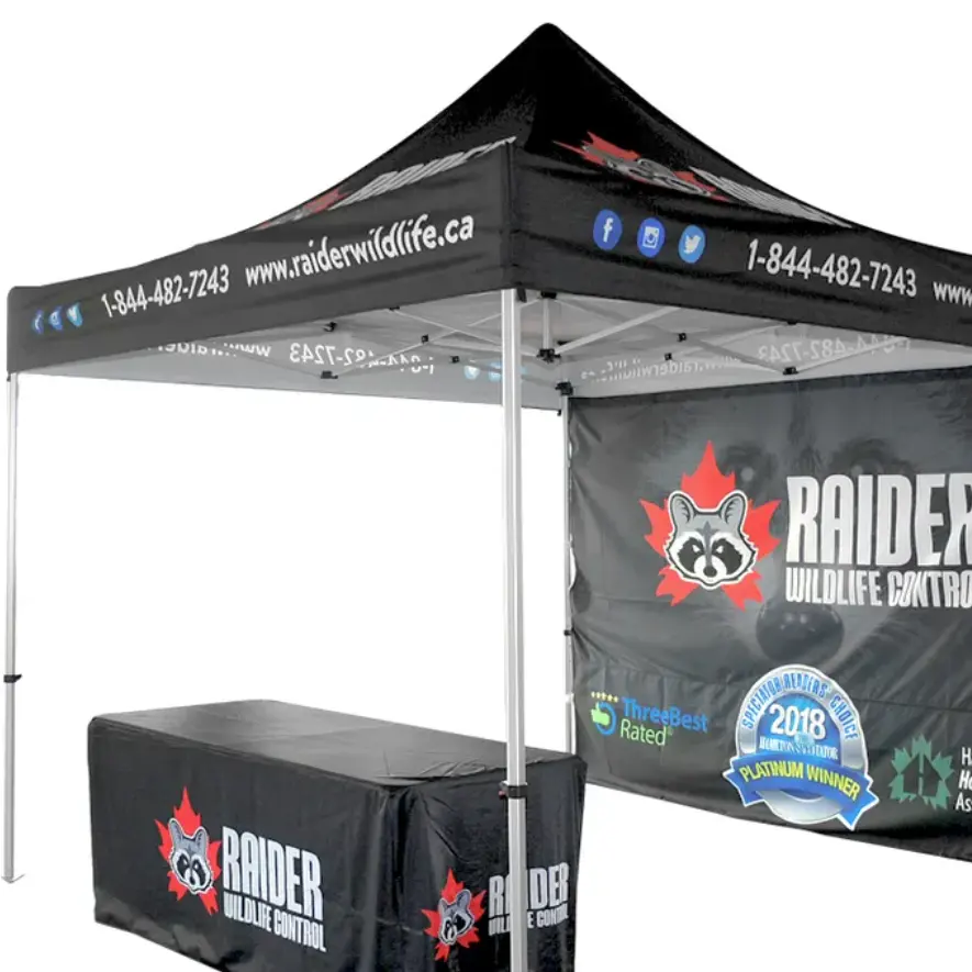 Tuoye-toldo emergente de 10 'x 10' Ez, carpa comercial instantánea con bolsa de rodillo resistente, 4 bolsas de pesas de arena