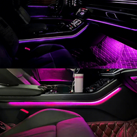 ZYCELA Audi A8 D5 2018-2025 12V 3-5W Symphony Dynamic Active Ambient Light, Iluminación Interior, 1 Año de Garantía