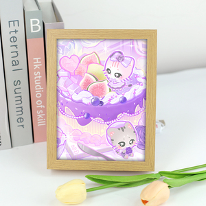 OEM Diy Anime LED Picture <strong>Frame</strong> 3D Anime <strong>Posters</strong> Advertising Light Boxes W/ LED Acrylic <strong>Frame</strong> - Product Image 5