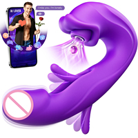Vibrateur à succion JT pour femmes, jouet sexuel avec synchronisation IA, godemiché vibrant pour point G, 10 modes de vibration par succion, stimulation clitoridienne, du mamelon et anale, USB
