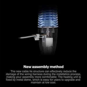 Phaetus Rapido 2F Black Hotend 1.75mm UHF PT1000, Piezas de Impresora en Estado Nuevo - Product Image 3