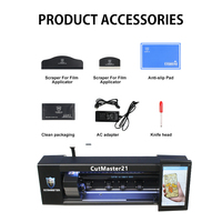 OCAMaster CutMaster21 Machine de découpe de films avec grand écran LCD de 7 pouces pour téléphones mobiles, découpe illimitée de films jusqu'à 16 pouces