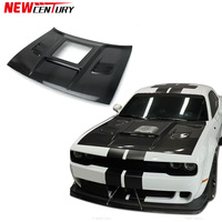 Fibre de carbone de haute qualité, véritable fibre de carbone, capot avant transparent en fibre de verre pour Dodge Challenger 2015-2023
