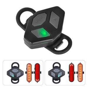 Ulip Red <b>2</b> Sets of Rechargeable Turn Signal Light with 1 Set of Turn Signal Tail Light Remote Control for Segw Max <b>G30D</b> Scooter - Product Image 5