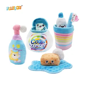 Famipet personnalisé en gros nouvelle série de bain conception drôle doux en peluche peluche Pet Squeak jouet grinçant chien jouet ensemble