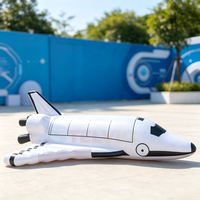 Modèle de fusée aérospatiale gonflable de simulation avec logo personnalisé pour l'affichage en boîte de nuit ou à une fête sur le thème de l'espace, modèle de soucoupe volante gonflable