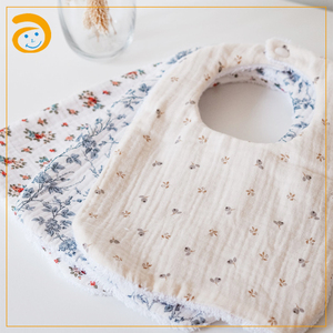 Nouveauté : Bavoirs Bébé en Gaze de Coton Douce à <span class=keywords><strong>6</strong></span> Couches, Très Absorbants, Serviette Anti-Bave pour Nouveau-né, Bavoir d'Alimentation pour Nourrisson, Motif Dessin Animé Adorable - Product Image 6
