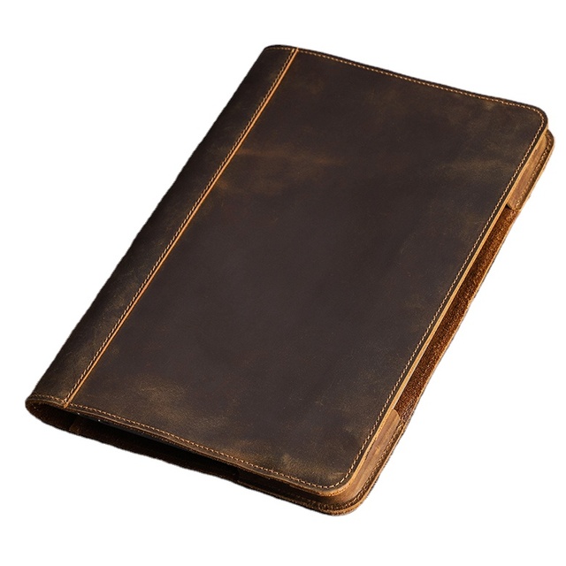 Custom Newest Retro Laptop case Sleeve Luxury Leather Laptop Protective Sleeve for Computer File Bag