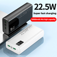 Offre Spéciale PD22.5W chargeur de téléphone portable à charge rapide extérieur 20000/30000/50000mAh batterie externe