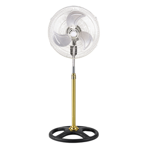 18 pulgadas de los fans del metal <span class=keywords><strong>bajo</strong></span> ruido Casa de refrigeración eléctrica 220v ventilador de pedestal base de Cruz - Product Image 5