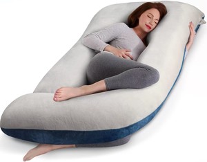 Almohadas de <span class=keywords><strong>Embarazo</strong></span> de Alta Calidad, Almohada de Cuerpo Completo en Forma de G para Dormir <span class=keywords><strong>y</strong></span> Soporte de Maternidad para Caderas, Piernas <span class=keywords><strong>y</strong></span> Vientre de Mujeres Embarazadas - Product Image 1