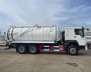 Camión de Limpieza de Alcantarillado Diésel con Dirección Izquierda Euro2 <span class=keywords><strong>Vicam</strong></span> Sewer Howo 6X4 400HP, Camión Remolque de Servicio Pesado para Vacío de Tanques Sépticos - Product Image 6