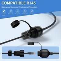 Cable de Extensión Blindado CAT5E Impermeable para Starlink Gen2/V2 0.5m 24AWG