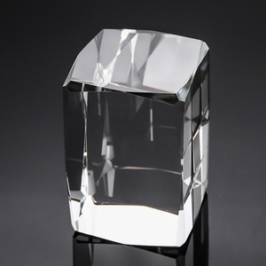 Cubo de Cristal Transparente K9 3D en Blanco, 5*5*8cm, para Grabado Láser, para Promoción y Decoración del Hogar, Pisapapeles Pulido - Product Image 1