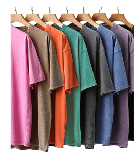 Men's Solid Blue Short Sleeve T-Shirt 100% Cotton t shirt Regular Fit O-Neck Casual Jersey Knitted <b>Plain</b> Dyed <b>tshirt</b> - Product Image 2