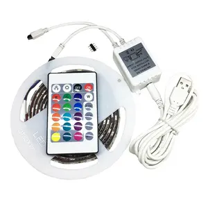 Ip65 dc 5v 12v 24v 5050 tira de luces rgb tali led