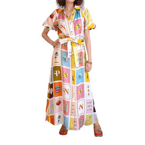 เดรสมีสายหนังหรูหราสไตล์ยุโรป-อเมริกา2025เสื้อคาร์ดิแกนพิมพ์ลายเสื้อผ้าแบบลำลองซักได้แบบอิสระ - Product Image 6