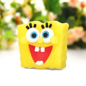 Bán buôn tùy chỉnh thành phần tự nhiên SpongeBob Squarepants phim hoạt hình tắm handmade giữ ẩm xà phòng