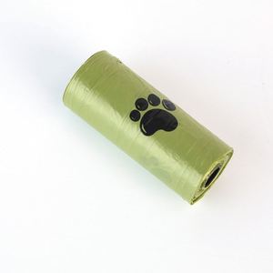 Sacs à déjections canines biodégradables parfumés verts de haute qualité, sans plastique, portables, 20 microns, sans noyau, pour chiens - Product Image 5