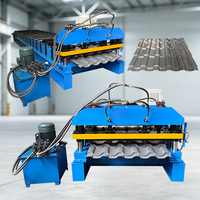 Machine de production de tuiles en acier verni pour la construction de bâtiments du gouvernement du Ghana, équipement de bardage de toiture, vente directe d'usine