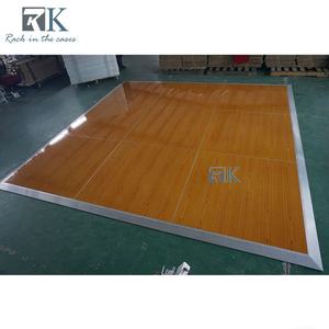 Piso de Baile con Diseño de Madera, Bordes de Aluminio, Resistente y Estable - Product Image 3