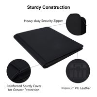 Binder Top Loader 16 Kantong, Muat 640 Top Loader dengan Sleeve untuk Top Loader Ukuran 3'' X 4''