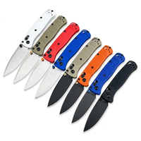 Pisau Lipat Multi Tipe Grosir BM 533/535 yang Dapat Disesuaikan, Bilah S90V, Gagang Nilon, Pisau Saku Berburu, Taktik Survival, EDC