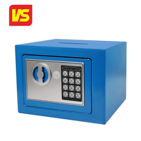 Caja Fuerte Digital Inteligente de Acero Weierxin, Serie Mini, Tamaño Pequeño, 17*23*17, para Uso Doméstico, con Panel de Bloqueo Digital, para Depósito de Dinero