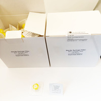 Filtre de seringue double Luer Lock 0,22 µm 13 mm, membrane PES, emballé individuellement, HPLC, OEM, 100/unité