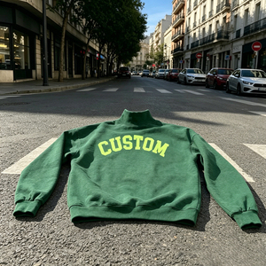 Fabricant de vêtements – Nouveaux sweats à capuche et pulls oversize en coton doux à col montant et sérigraphie pour femme – Collection Printemps - Product Image 2