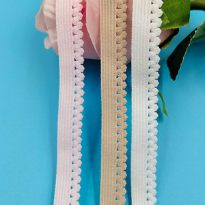 Hàng may mặc đồ lót sò điệp Picot đàn hồi Webbing ban nhạc may Nylon ren Picot nụ Webbing vành đai cho đồ lót DIY - Product Image 1