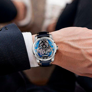 Montre mécanique automatique avec mouvement SW200, cadran squelette, aiguilles télescopiques, montre-bracelet extravagante et unique, fabricants OEM, sur mesure - Product Image 6