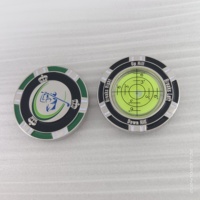 Marqueur de balle de golf en émail dur modèle de sport personnalisé en gros avec impression offset UV Technique de coulée UV