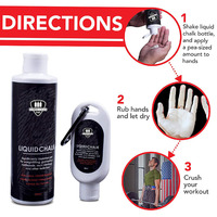 Craie liquide de gymnastique claire pour la danse de poteau et la journée Hands-59ml les mains sèches et une prise en main améliorée