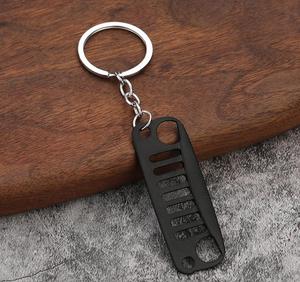 Portachiavi dello sterzo dell'automobile da corsa della griglia del paraurti anteriore dell'auto - Product Image 3