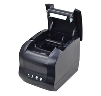 Xprinter XP365B 80MM Impresora térmica de recibos Comando ESC Compatible 203DPI Android IOS POS Terminal LAN Interfaz Stock Color