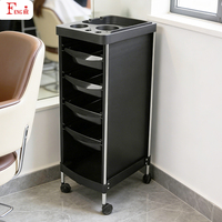 Chariot de salon de beauté professionnel à 5 niveaux, directement de l'usine, pour les stylistes de salon