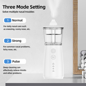 IPX7 Étanche Portable Rechargeable Électrique Lavage <span class=keywords><strong>Nasal</strong></span> Irrigateur 3 Modes De Travail Alimentation USB pour une Respiration Lisse Usage Domestique - Product Image 4
