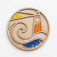 Tuiles de mosaïque en verre DIY pour l'artisanat, kits de mosaïque multicolores, sous-verres en verre teinté faits à la main, cadeaux d'anniversaire pour la maison