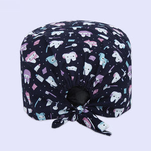 Gorro quirúrgico para mascotas, gorros médicos transpirables para Hospital, Chef, <span class=keywords><strong>farmacia</strong></span>, salones de belleza, manicurista, gorros de fregado estampados, mujeres, enfermeras - Product Image 5