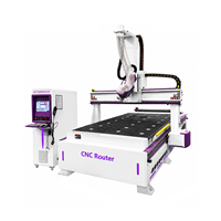 Jinan Mosencnc Router CNC de 2000x5000mm con 12 Herramientas ATC y Mesa de Succión al Vacío, Máquina de Tallado de Madera de Alta Resistencia para Puertas de Gabinetes