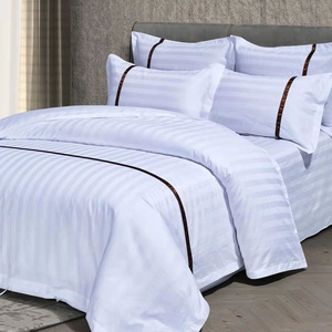 Haut de Gamme Hôtel Ensemble De Literie Vente En Gros Housse De Couette Personnalisé 200/300/400/500/600tc Drap De Lit En Coton - Product Image 4