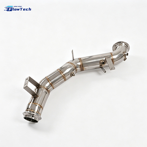 High Quality 304 Stainless Steel Downpipe for Mercedes-Benz C63 W206 C63S M139 2.0T High Flow Direct Fit polishing - Product Image 4