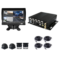 Enregistreur vidéo mobile DVR SeemeTech 4G WiFi 4CH 1080P avec vision nocturne pour la surveillance des flottes de voitures, bus et camions, 1 an