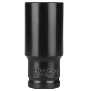 Chrome Vanadium 27mm <b>Socket</b> Wrench <b>Impact</b> Grade Metric Tool Steel Extended <b>Socket</b> - Product Image 1